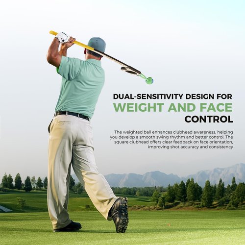 Golf Swing Training Axe Swing Tempo Distance Enhancer, Beginner Friendly Golf Training Aid for Indoor/Outdoor Practice, Builds Muscle Memory Powe