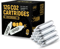 Spozer 12g CO2 Cartridges - 25 Pack, Non-Threaded Fit for BB Guns, Airguns, Paintball & More