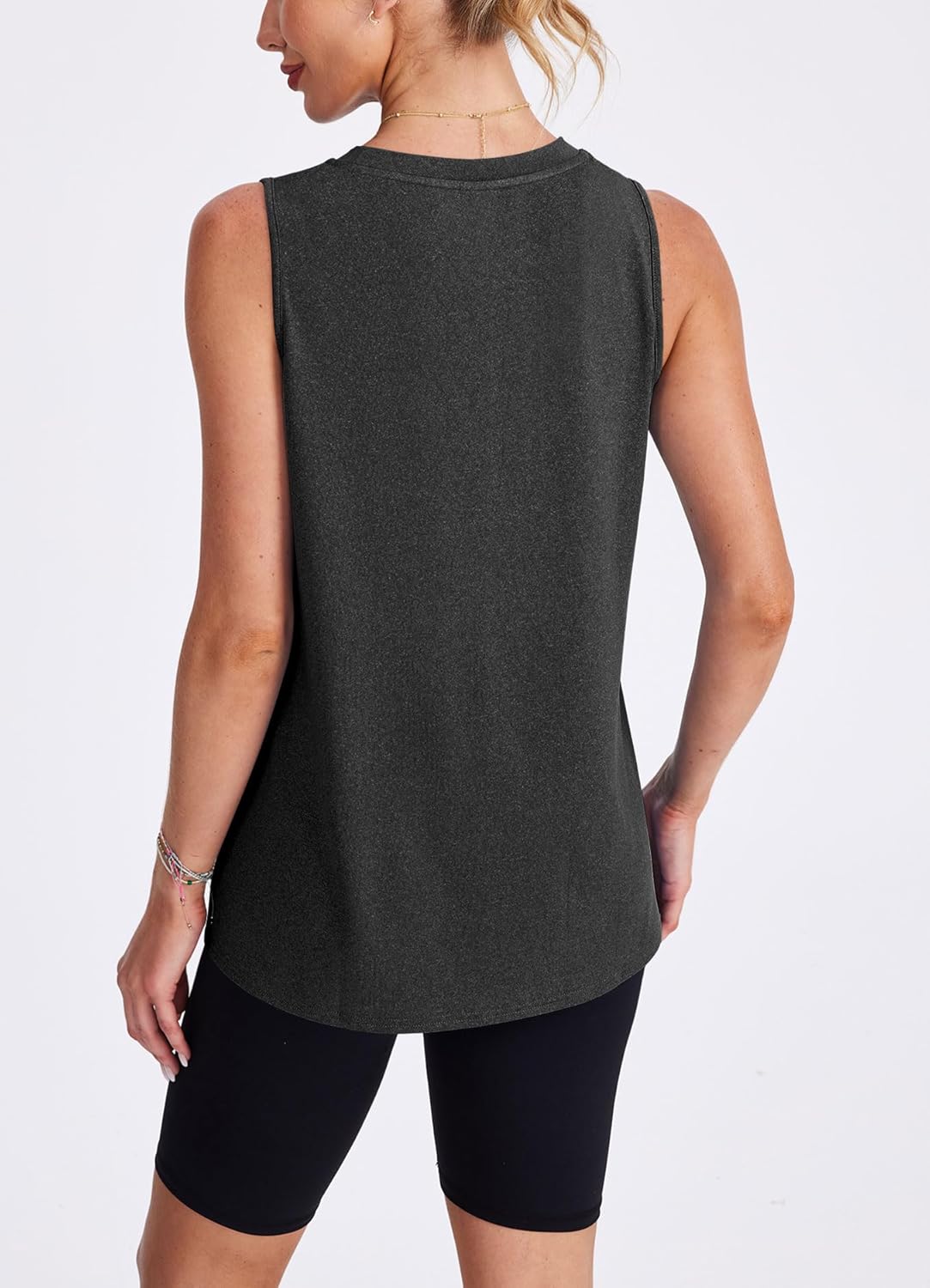 Skiennix Women's Workout Tank Tops - Lightweight Sleeveless Athletic Shirts for Yoga, Running & Tennis