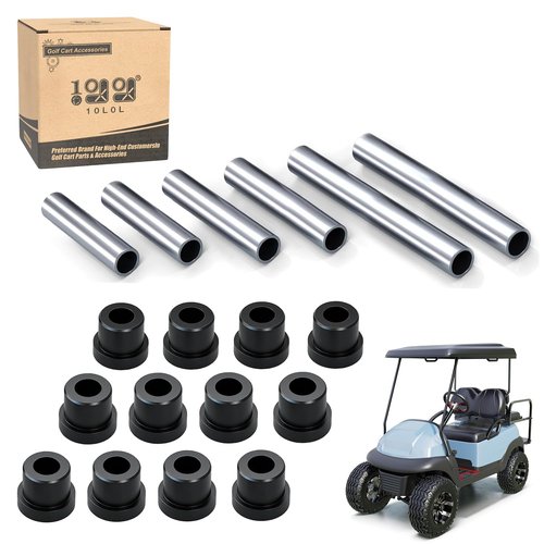 10L0L Golf Cart Complete Front Spring Bushing Sleeve Kit for Club Car Precedent 2004-up Golf Cart, Replacement OEM#102506401 102506601 102506301 102956201