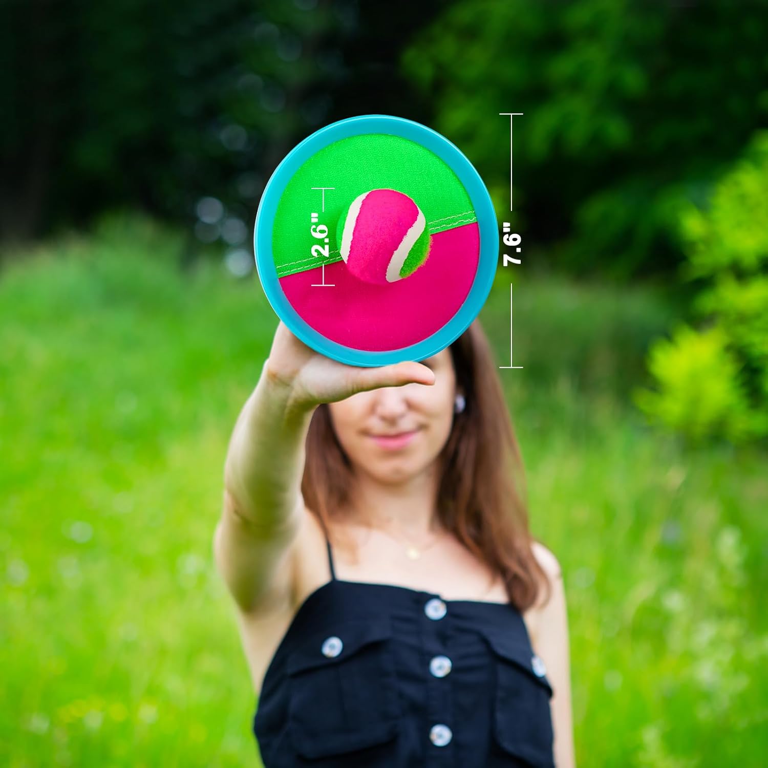 Ayeboovi Toss and Catch Ball Game - Fun Outdoor Toy for Kids | Perfect for Ages 3-10, Upgraded Design