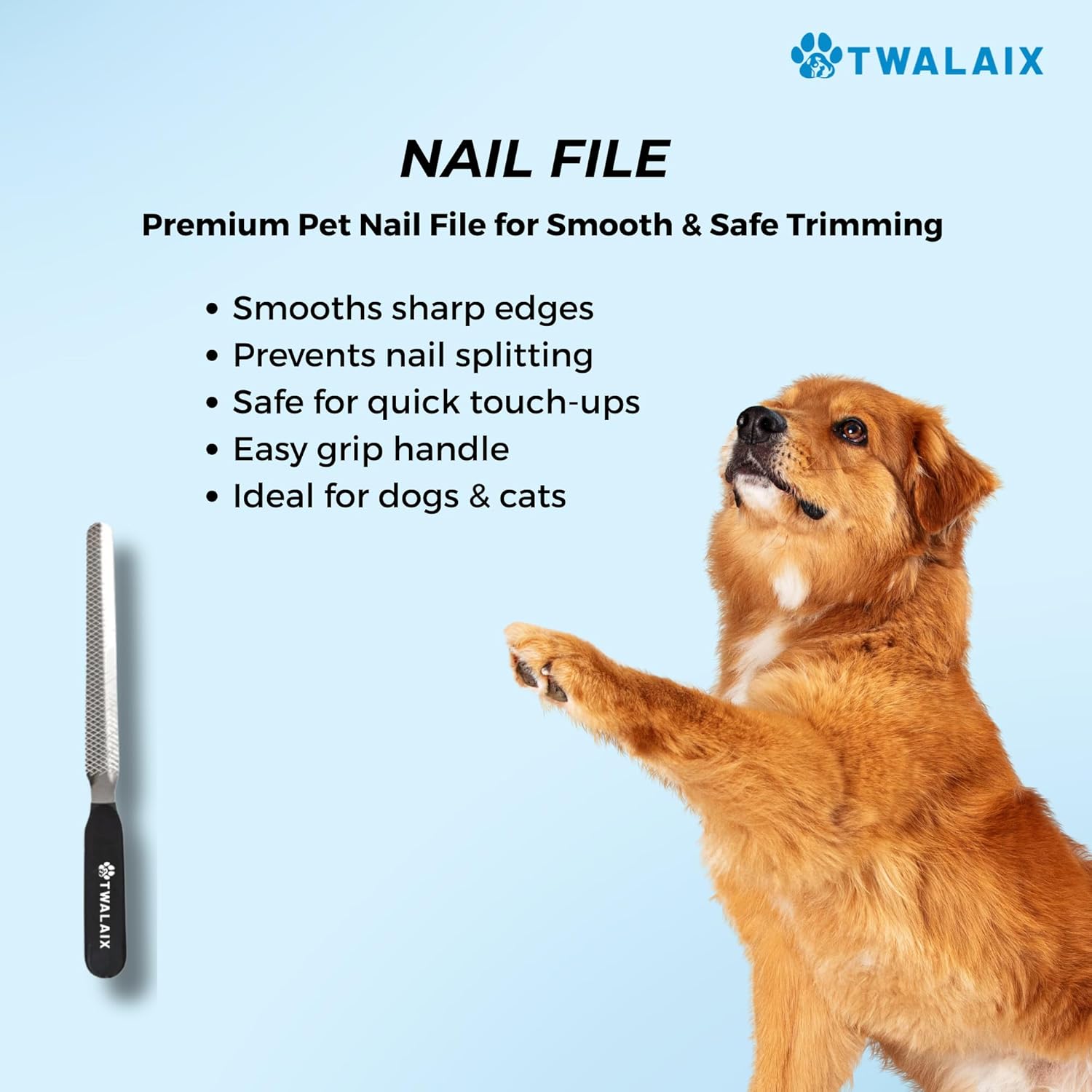 Skiennix 6-in-1 Pet Grooming Kit - Complete Grooming Tools for Dogs & Cats | Deshedding, Nail Care & More