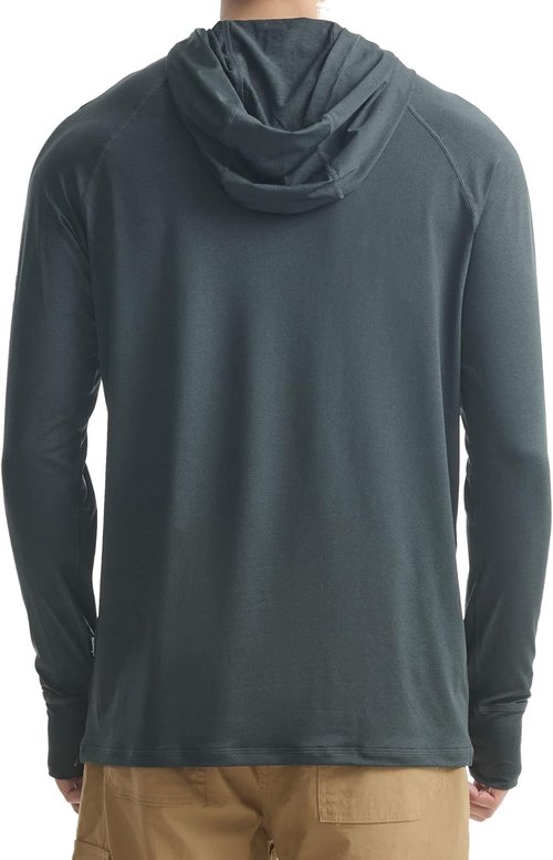 Maamgic Sun Protection Hoodie - UPF 50+ Long Sleeve SPF Fishing Shirt for Men | Outdoor UV Shield