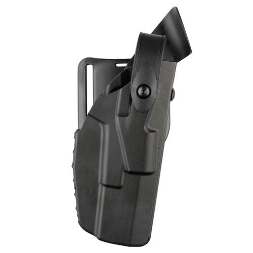 Safariland 7280 7TS SLS Mid-Ride, Level 2 Retention Duty Holster, Beretta 92, Mid-Ride, Plain Black, Right Hand
