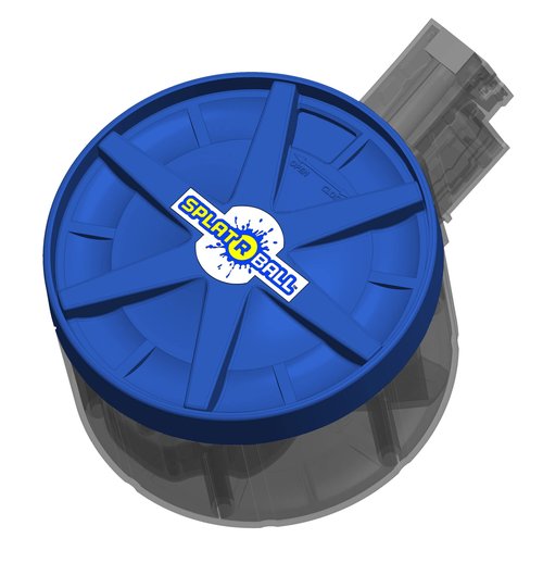 SPLATRBALL Blue 800 Round Drum Magazine