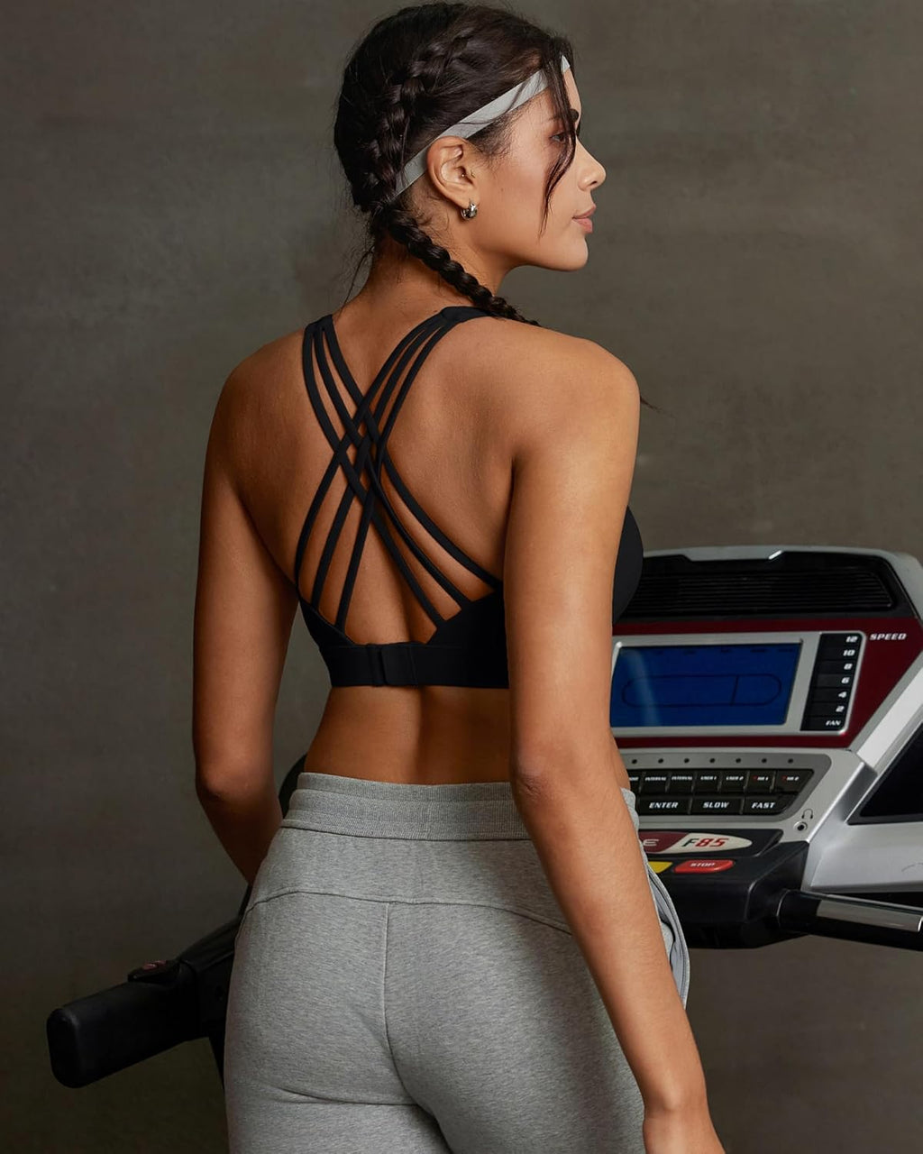 RUNNING GIRL Sports Bra - High Impact Crisscross Back Design for Ultimate Workout Support | Comfortable Fit