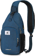 SKYSPER Sling Bag - RFID Crossbody Backpack for Travel & Hiking - Unisex Design in Blue