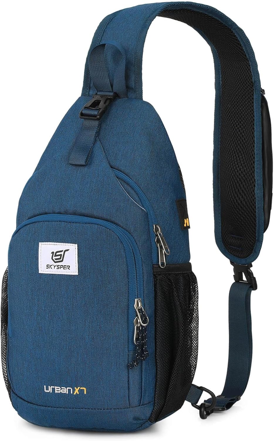 SKYSPER Sling Bag - RFID Crossbody Backpack for Travel & Hiking - Unisex Design in Blue