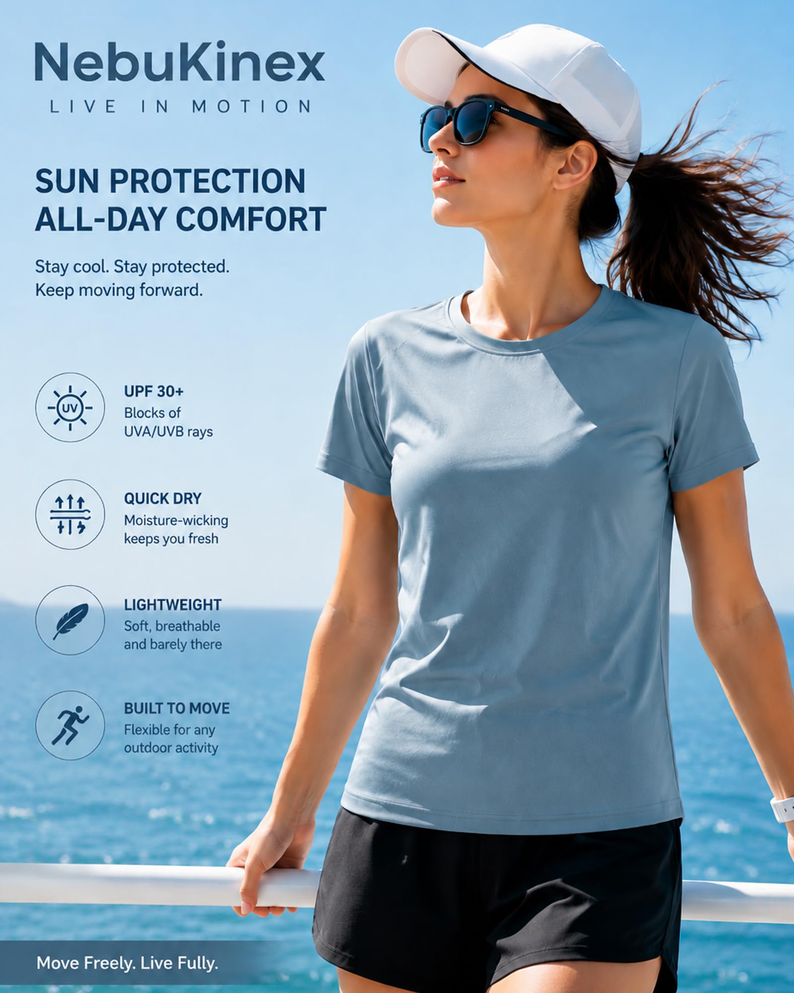 6 Pack Workout Tops for Women Short Sleeve UPF Sun Protection Athletic T Shirts Quick Dry Tennis Yoga Running Crew Neck Tee SetA XL
