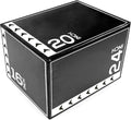 BalanceFrom 3-in-1 Foam Plyometric Jump Box - Versatile Non-Slip Design for Strength & Agility Training