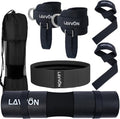 7Pcs Barbell Pad Set - Foam Weight Lifting Bar Cushion for Hip Thrust & Squat | Gym Accessories for Women