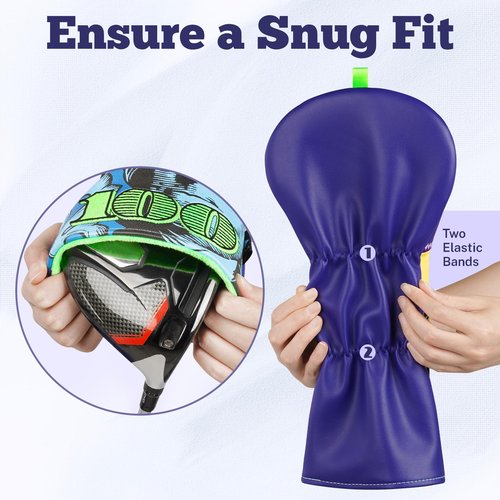 Craftsman Golf Club Cover Funny Driver Headcover Franklin Golf Club Head Cover Leather Driver Cover for Men Golf Gifts