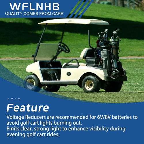 WFLNHB Headlight Tail Light Replacement for Golf Cart G29 Drive Gas Electric 2007-Up