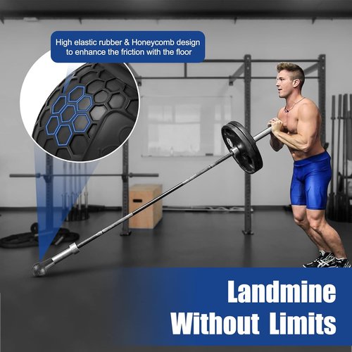 HXD-ERGO Landmine Attachment - Versatile Barbell Accessory for T-Bar Rows & Presses | Fits 2-Inch Olympic Bars