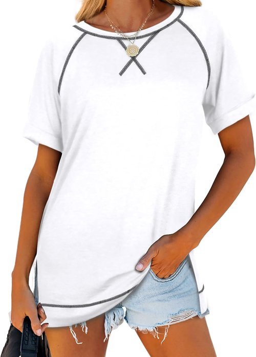 Aokosor Summer Tops for Women - Casual Loose Fitting Workout Outfits | 2025 Collection