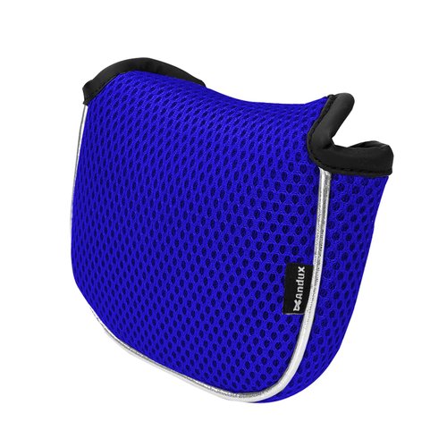 Andux Mallet Cover Golf Putter Head Covers for Center Shaft Putter MT/TG17 Blue, Square