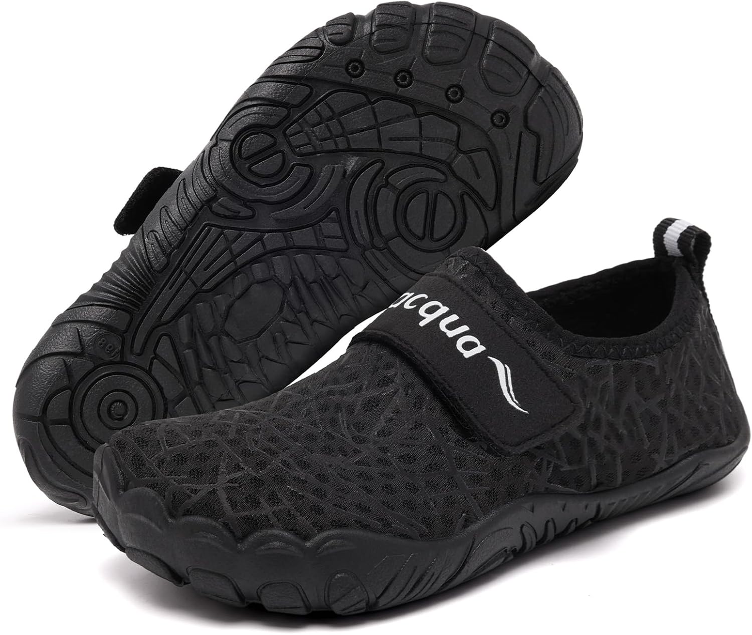 Racqua Kids Water Shoes - Non-Slip Quick Dry Aqua Shoes for Beach & Pool | Lightweight for Boys & Girls