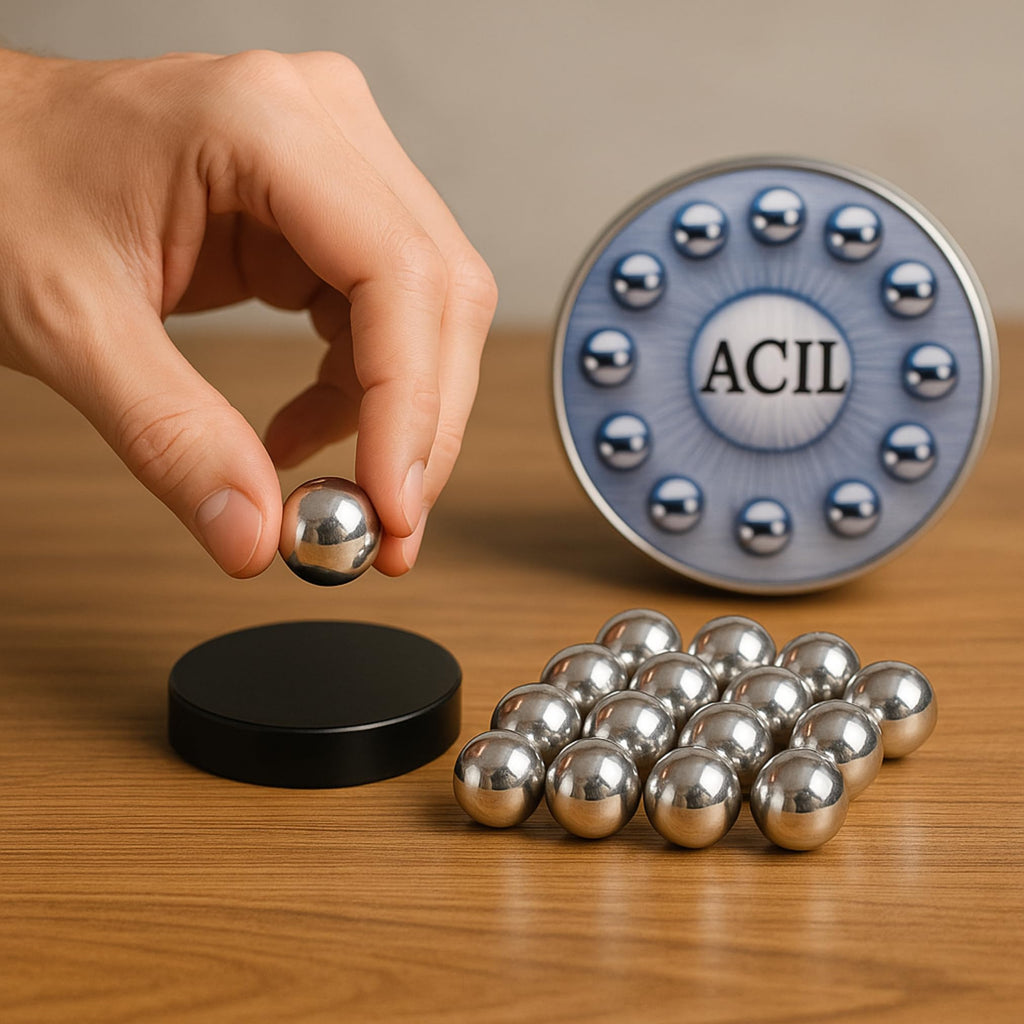 Premium Aluminium Balls in 50 Calibres, 12.5 mm Precision-Machined Projectiles (50 Pieces), Solid Aluminium Ammo for HDR & HDP Pistols, Reusable, Polished Finish