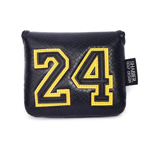 SHABIER Golf Large Mallet Headcover for Taylormade MySpider X Putter, MySpider Tour Putter (Black 24 KB Design)