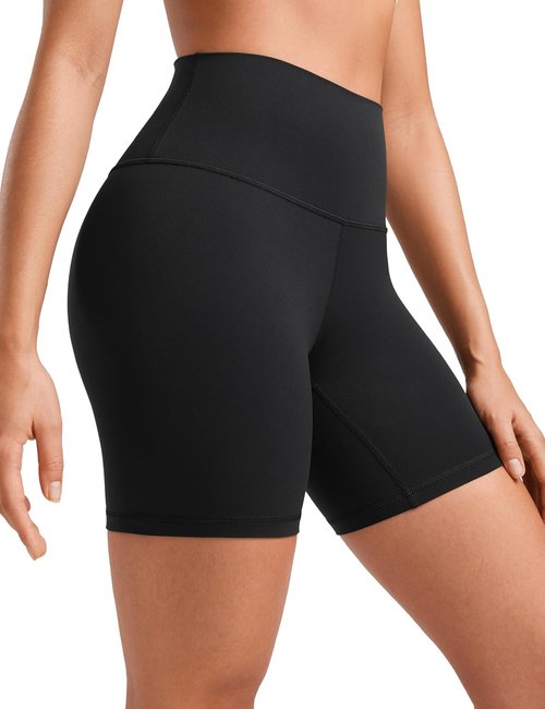 CRZ YOGA Biker Shorts - ButterLuxe High Waisted Spandex for Women | Perfect for Running & Volleyball