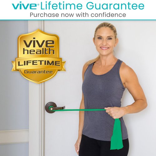 Vive Resistance Band Rolls (75 Feet) - Non-Latex Professional Box for Physical Therapy, Lower, Upper Body Exercise Workout - 25 Yard Straight Elastic for Strength Training, Rehabilitation, Women