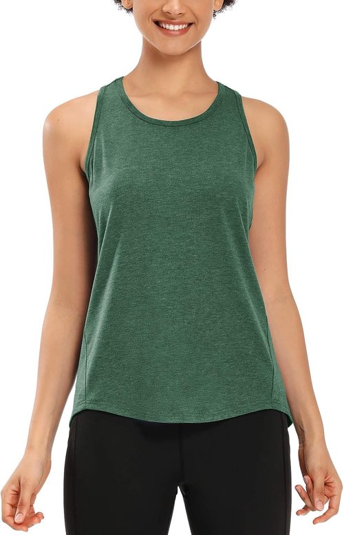 Muzniuer Women's Yoga Tank Tops - Sleeveless Athletic Workout Shirts | Comfortable Gym Wear