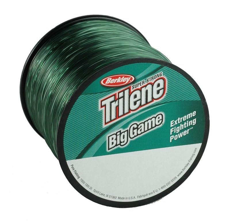 Berkley Trilene Big Game Monofilament Fishing Line, Green, 12lb 1175yd