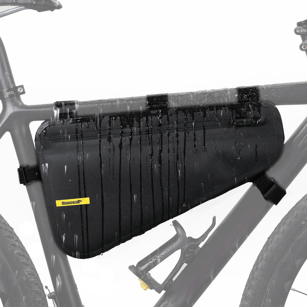 Rhinowalk Bike Frame Bag Bike Triangle Bag Waterproof top Tube Under The Bag, Suitable for Road Mountain Bike Sports, Gravel Bike