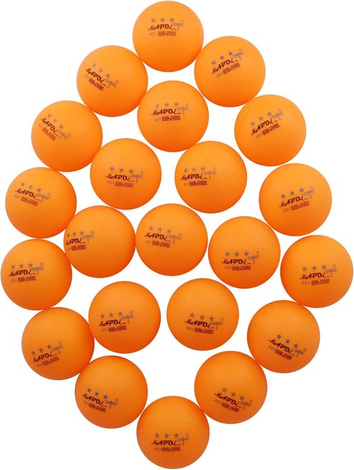MAPOL 40+ Premium Ping Pong Balls - 3-Star Quality for Advanced Practice | 60 Count