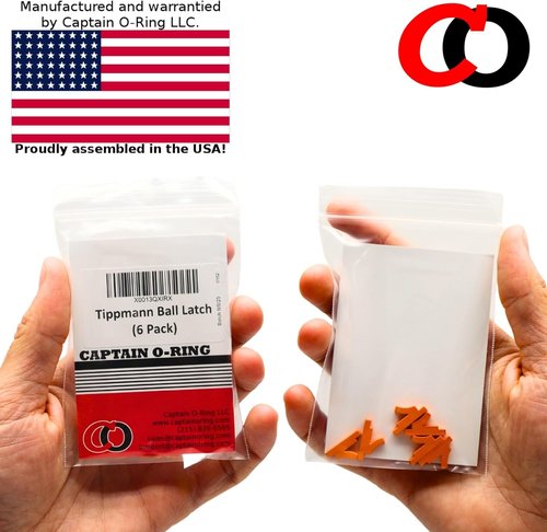 Captain O-Ring Replacement Ball Detent Latch - Compatible with Tippmann 98, A5, X7 FA-18 | Select Pack Qty