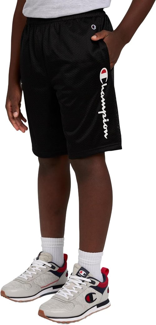 Champion Boys Athletic Mesh Basketball Shorts - Comfortable Fit for Active Play | Various Sizes Available