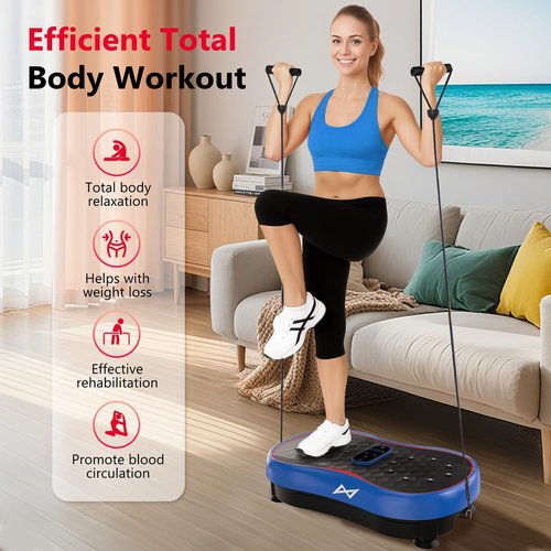 AXV Vibration Plate - Full Body Shaker Exercise Machine for Weight Loss | Fitness Platform for Men & Women