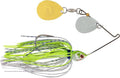 BOOYAH Covert Finesse Double Colorado Spinnerbait - #3.5 Gold & Nickel Blades for Ultimate Attraction