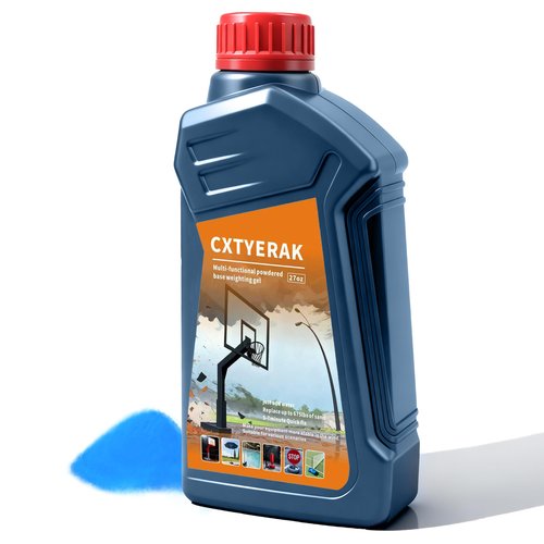 cxtyerak Sand for Basketball Hoop Base,27 Oz Multi-Functional Base Weighted Gel for Punching Bag Filler,Sand Bags,Outdoor Umbrellas and Volleyball Nets(Apply with Water,Replaces Up to 675 Lbs Sand)