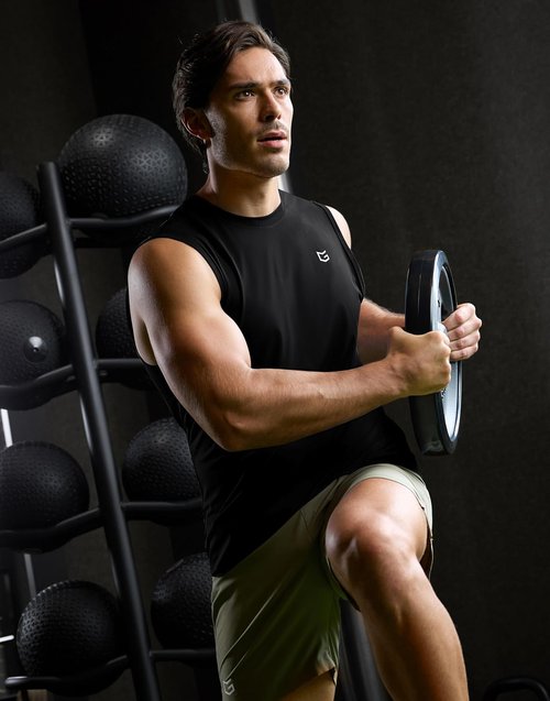 G Gradual Men's Workout Tank Top - Moisture-Wicking Muscle Shirt for Gym & Summer Casual Wear