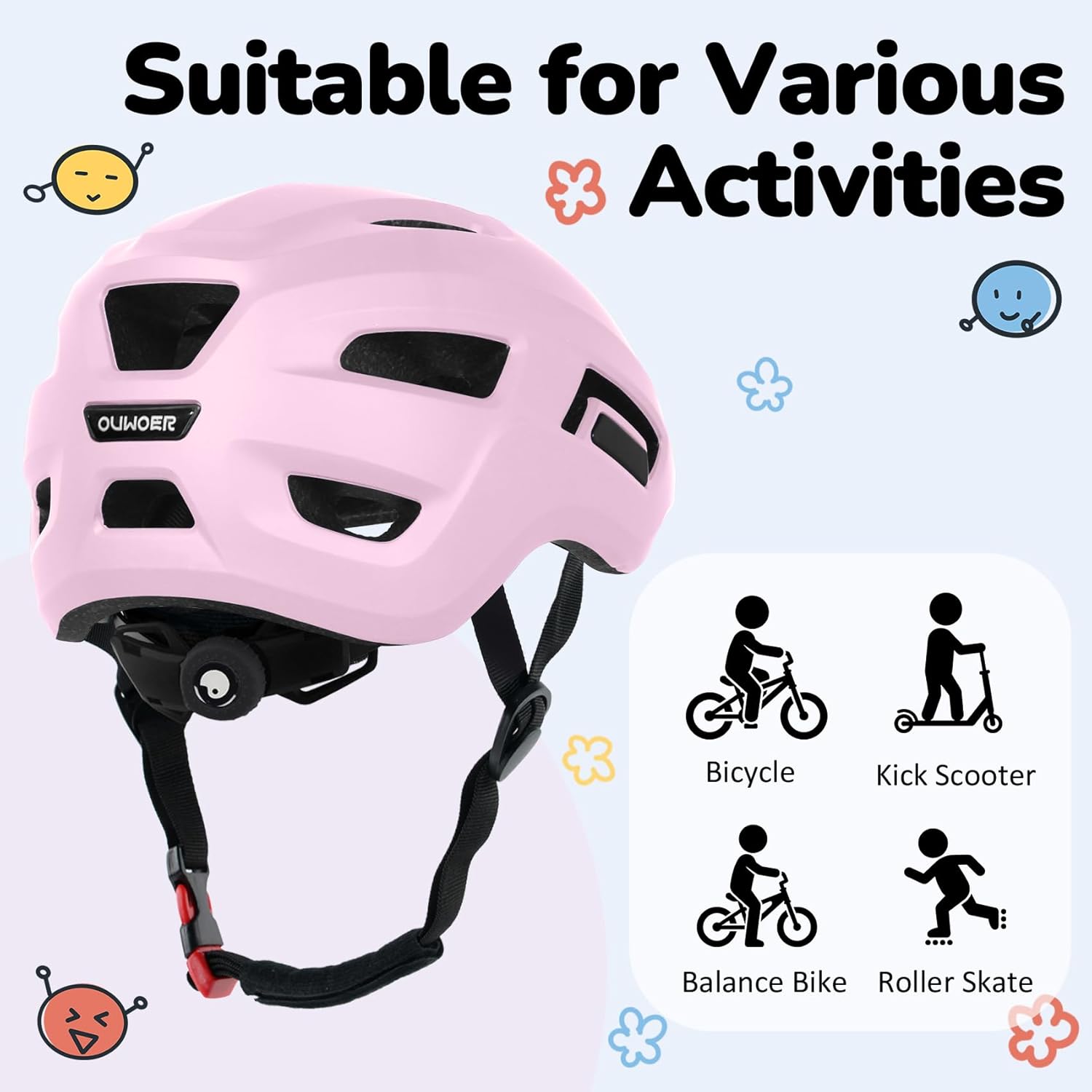 Skiennix Toddler Bike Helmet - Adjustable Multi-Sport Design | Fits Infants to Schoolchildren, 2 Sizes