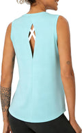 Skiennix Women's Yoga Tank Tops - Loose Fit Sleeveless Athletic Shirts with UPF50+ Protection