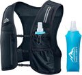 Skiennix Running Vest - Adjustable Hydration Backpack with 500ml Flask & Phone Holder | Lightweight & Reflective