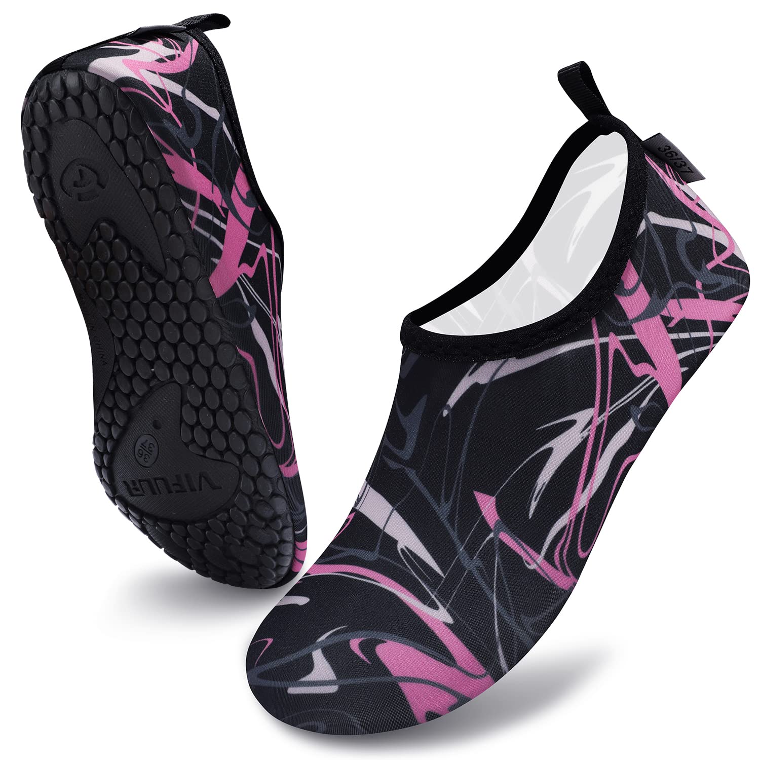 VIFUUR Water Sports Unisex Shoes Graffiti Pink - 9-10 W US / 7.5-8.5 M US (40-41)