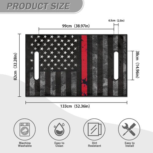 Knextrepoy American Honoring Firefighter Flags Golf Cart Seat Cover Club Car Seat Towel Blanket Travel Sports Cart Seat Cushion Accessories Protector