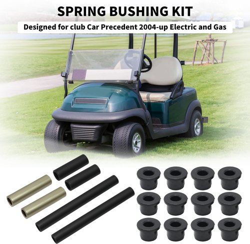 DUZFOREI 102956201 Front Spring and A Arm Bushing Kit, Replacement for Club Car Precedent 2004-up Electric Gas Golf Cart, Replaces 102288101 102287401 102287601 102287701