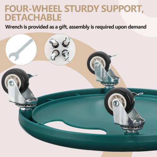 Seenelling 8 Pcs Abdominal Exercise Roller Wheel Abdominal Exercise Sliders for Core Workout AB Wheel Exercise Board Abdominal Board Trainer for Abdominal Core Strength Training, AB Workout Equipment