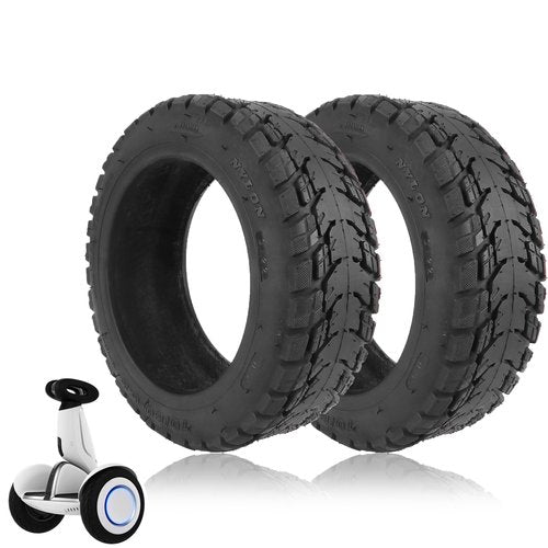 RidTianTek 11 inch 70/80-6.5 Tubeless Rubber Tire for Segway Ninebot S-Plus Smart Self-Balancing Scooter Accessories, Hoverboard Heavy Duty Tire Explosion-proof Replacement, NOT for Ninebot S (2 PCs)