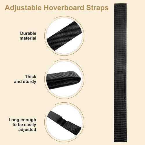 uhzz Adjustable Hoverboard Straps Hoverboard Seat Attachment Straps Hoverboard Replacement Strap Compatible with Electric Self Balancing Scooter Accessories Turn A Hoverboard Into A Go Kart