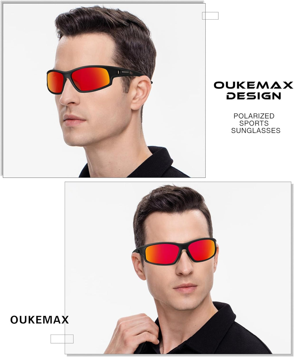 Polarized Sunglasses | UV400 Protection for Men & Women - Ideal for Fishing, Running, Driving