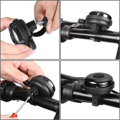 Accmor Classic Bike Bell - Loud Aluminum Bicycle Bell for Adults & Kids | Crisp Clear Sound