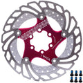 YBEKI Premium Floating Disc Brake Rotor (140/160/180/203mm) - 7075-T6 Aircraft Aluminum Core & Stainless Steel - 72° 6-Bolt Design for MTB/Road/BMX - 0.08mm Precision & Enhanced Heat Dissipation