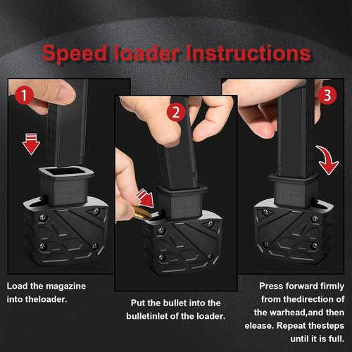 Glock Magazine Speed Loader - Essential Accessories for Glock 9mm/.40 S&W | Fast Loading & Portable