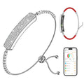 Srotek Smart Bracelet, Health Activity Fitness Trackers, 24/7 Heart Rate, HRV, Blood Oxygen & Stress Monitor, 24H Sleep Tracker, Smart Wristband Free APP for iOS & Android, for Girls