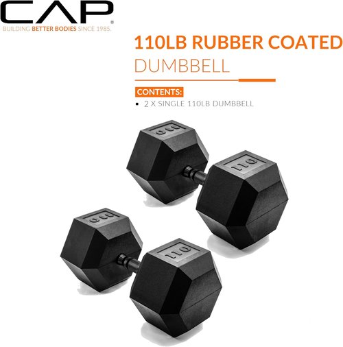 CAP Barbell Coated Dumbbell Weights - Versatile Options in Pairs & Sets for Home Workouts